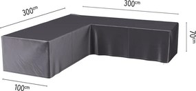 Platinum Aerocover loungesethoes hoekset - Ademende hoes voor loungeset met een 90° hoek (L-vorm) 300 x 300 x 100 x H70cm