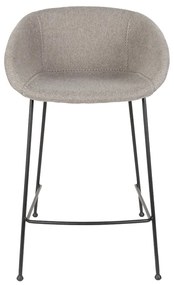 Zuiver Feston Design Barkruk Grijze Stof