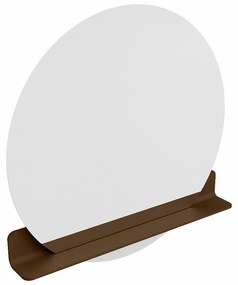 Mondiaz Spot spiegel rond Ø90cm met planchet rust