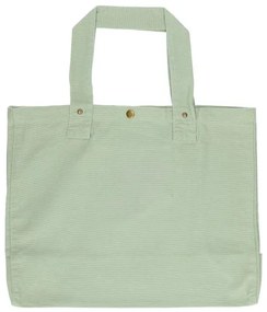 Shopper, bio-katoen, groen, 46 x 34 x 18 cm