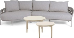 Hoek loungeset 5 personen Rope Taupe  4 Seasons Outdoor Calma/Ibiza