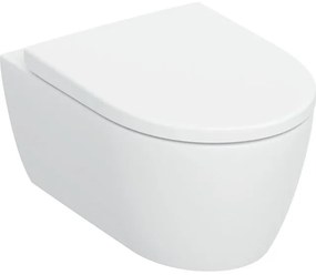 Geberit iCon Wandclosetset - 53x35cm - diepspoel - rimless - TurboFlush - softclose en quickrelease zitting - mat wit 503.046.jt.1