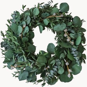 Handgemaakte krans Eucalyptus