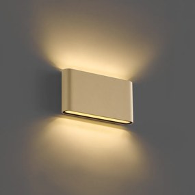 Moderne buiten wandlamp beige 17,5cm incl. LED IP65 - Batt