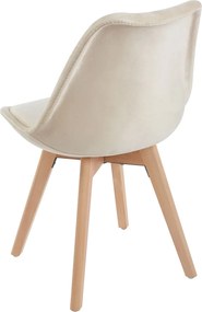 Set 4 Synk Fluwelen Stoelen