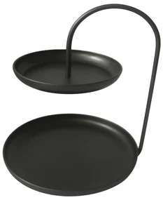 Lesli Living Etagère 2-laags Julie 31x30x40 cm zwart