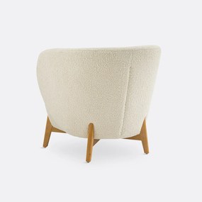 Fauteuil bouclette Lancy