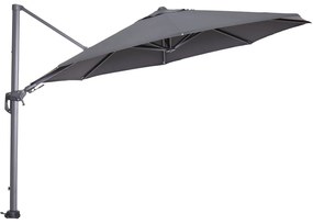 Garden Impressions Hawaii zweefparasol Ø350 cm - frame carbon black - doek donker grijs