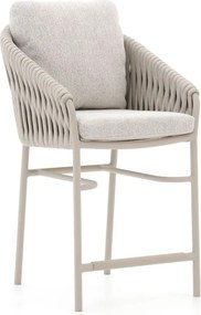 + 15% kassakorting | Barkruk tuin | SUNS Nappa | Rope (touw) | Taupe | Tuinstoel | Stapelbaar | Kees Smit Tuinmeubelen