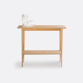 Wandtafel met dubbel tafelblad in essenhout, Lussan