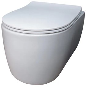 Qisani Alfa Comfort toiletzitting softclose en quickrelease mat wit 400360