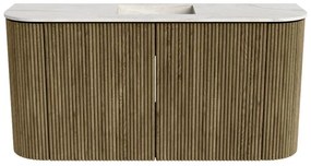 Mondiaz Joya DLux 85cm toiletmeubel ronding links/rechts dusk met wastafel faye midden zonder kraangat ostra