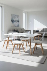 Rechthoekige torentafel 140 x 80 cm