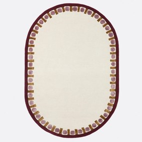 Ovaal vloerkleed, 87% wol, VLADA