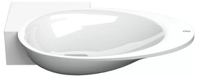 Clou First hoekfontein mineraalmarmer 39cm met kraangat links wit glans