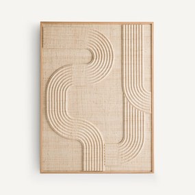 Muurdecoratie in geweven palmbladeren, Telaga