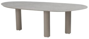 Taste by 4 Seasons Estate tuintafel latte met keramisch blad in mangovorm 240 x 105 cm SALE Tuintafel beige weerbestendig