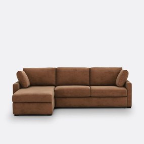 Hoekslaapbank van structuurstof Comfort BULTEX®, Timor