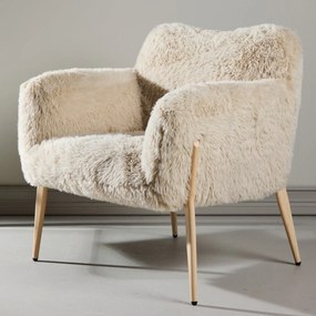 Fauteuil Met Zacht Imitatiebont