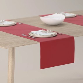 Dekoria Rechthoekige tafelloper, rood, 40 x 130 cm