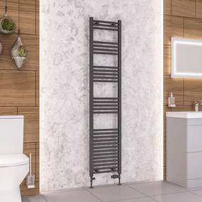 Eastbrook Wendover handdoekradiator 40x180cm 723W antraciet mat