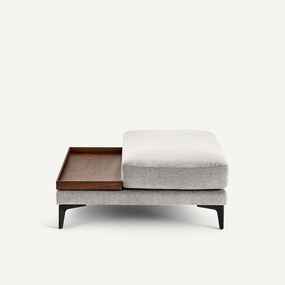 Voetensteun met dienblad, polyestermix, MODERNISTE, ontwerp Emmanuel Gallina