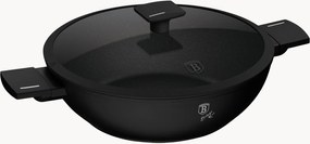 Wok met deksel Matte Black Collection