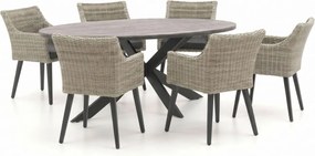 Diningset Manifesto | 6 personen | Tuinset polywood | 7-delig | Kees Smit Tuinmeubelen
