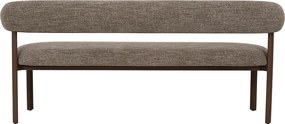 Eetkamerbank Walnoot Met Grove Stof 180 Cm