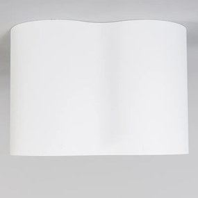 Moderne Spot / Opbouwspot / Plafondspot wit kantelbaar - Rondoo Duo Design, Modern GU10 ovaal Binnenverlichting Lamp