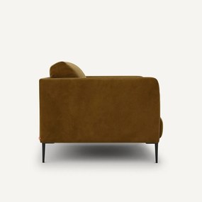 Fauteuil in fluweel, Oscar design E. Gallina