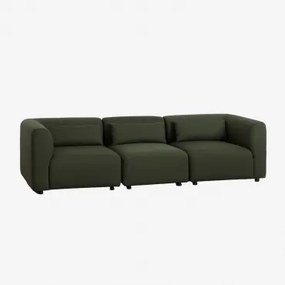 3-delige Modulaire Bank Fogler Teddystof Currygeel - Sklum