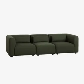 Fogler 3-delige Modulaire Bank Chenille Groen – Salie - Sklum