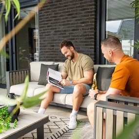 Garden Impressions Gabon loungeset 4-delig -taupe