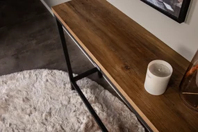 Jörn Bijzettafel - Starra - Zwart - Jörn - Bruin blad
