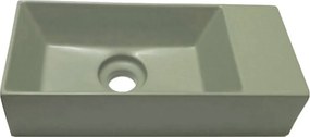 Salenzi Spy Fontein met clickwaste 45x20 cm mat groen