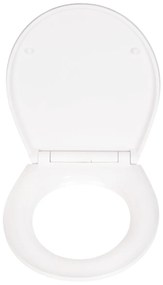 Wenko Embossed softclose toiletzitting White Marble