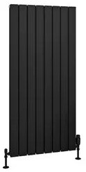 Eastbrook Hadleigh radiator 55x120cm aluminium 1558W zwart mat