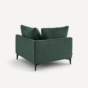 Hoekbank in polyestermix, MODERNISTE, ontwerp Emmanuel Gallina