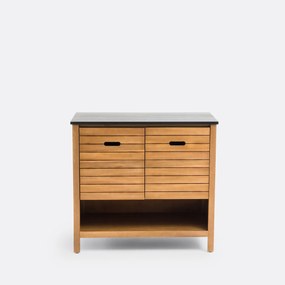 Badkamermeubel Saturne, Acacia, 90 cm