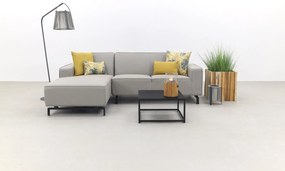 Boavista/Toronto loungebank chaise longue - Nature Grey - 3-delig - rechts