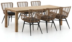 Intenso Asti/ROUGH-S 220cm dining tuinset 7-delig