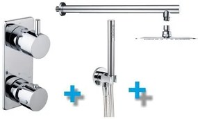 Mueller Ufo Inbouw regendouche wandarm 20cm hoofddouche