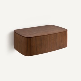 Hangend nachtkastje in walnoot of eikenfineer, WILLOW