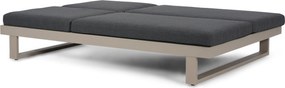 Lifestyle Garden Furniture Massimo Ligbed Met Kussen Loft/carbon Aluminium Taupe
