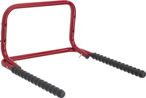 Mottez wandhouder inklapbaar rood - Fietsenrekken en -haken - 51x52x30cm