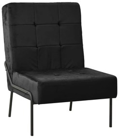 vidaXL Relaxstoel 65x79x87 cm fluweel zwart