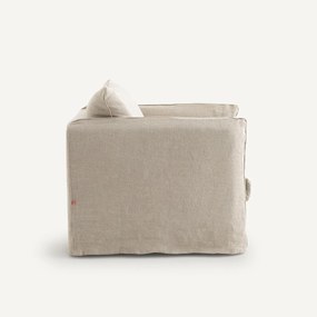 Fauteuil in gekreukt linnen, Neo Chiquito