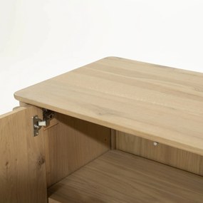 Modern Dressoir Eikenhout Naturel - 183x47x80cm.