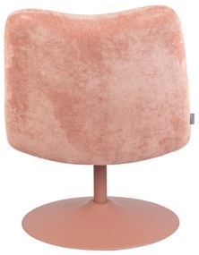 Zuiver Bubba Roze Draaifauteuil Retro Design
